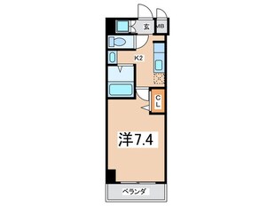 グランディ－ル阪南町Ⅲ番館の物件間取画像